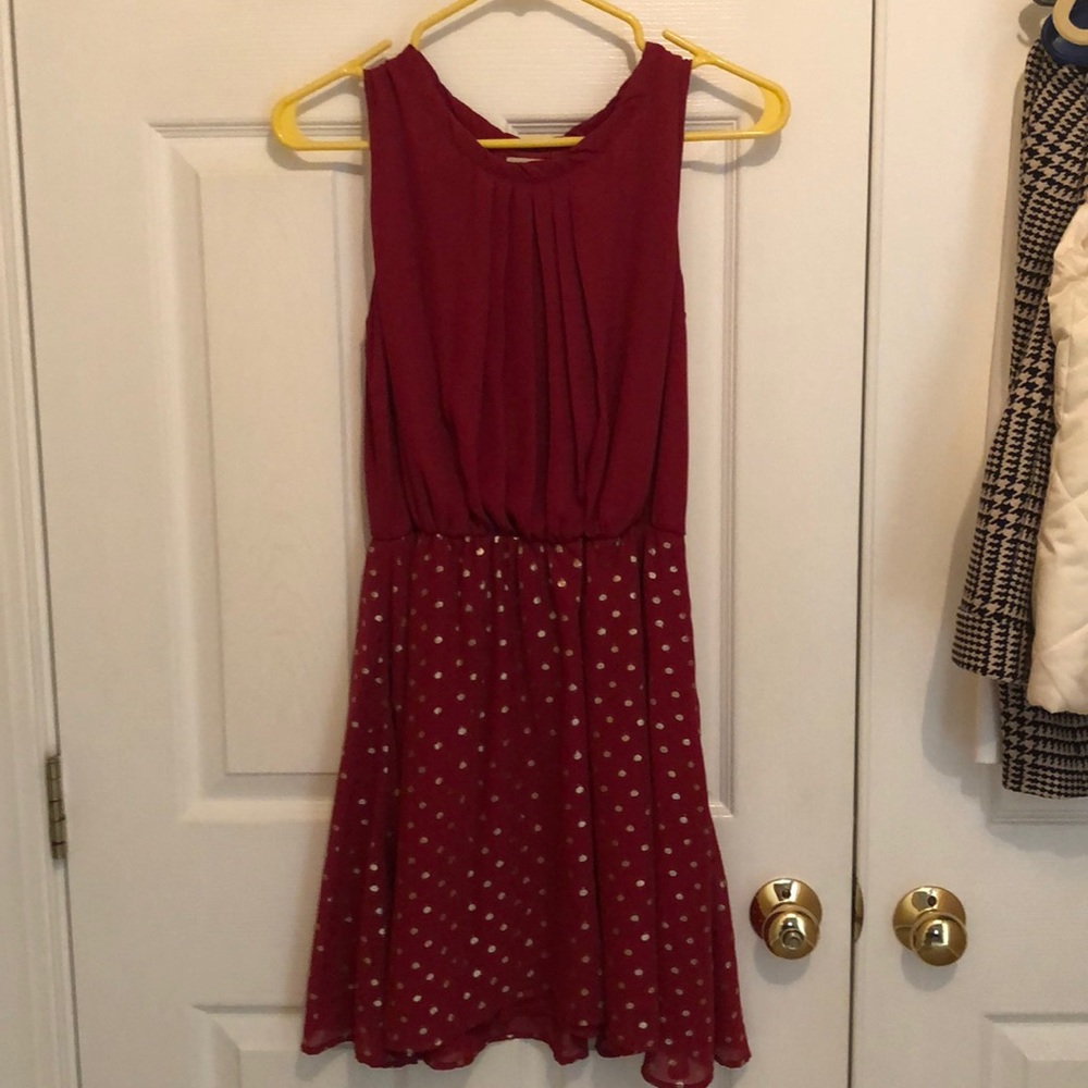 Red dress